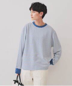 OPAQUE.CLIP / オペーク ドット クリップ カットソー | ボーダールーズフィットカットソー【洗濯機洗い可】