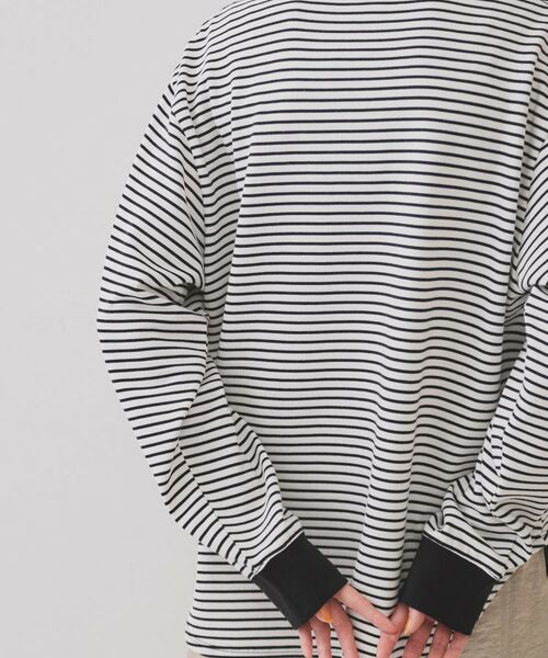 OPAQUE.CLIP / オペーク ドット クリップ カットソー | ボーダールーズフィットカットソー【洗濯機洗い可】 | 詳細13