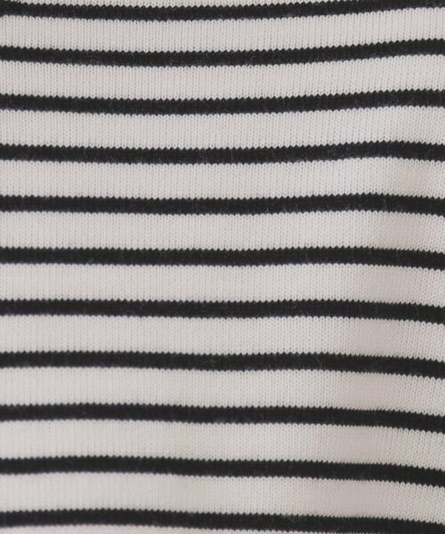 OPAQUE.CLIP / オペーク ドット クリップ カットソー | ボーダールーズフィットカットソー【洗濯機洗い可】 | 詳細4