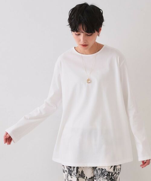 OPAQUE.CLIP / オペーク ドット クリップ その他トップス | 《ツインセット》シャーリングビスチェ×ロングTシャツ【洗濯機洗い可】 | 詳細7