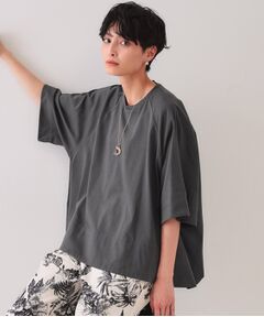 OPAQUE.CLIP / オペーク ドット クリップ カットソー | バックフハクドッキングAラインカットソー【洗濯機洗い可】