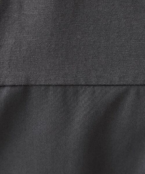 OPAQUE.CLIP / オペーク ドット クリップ カットソー | バックフハクドッキングAラインカットソー【洗濯機洗い可】 | 詳細12