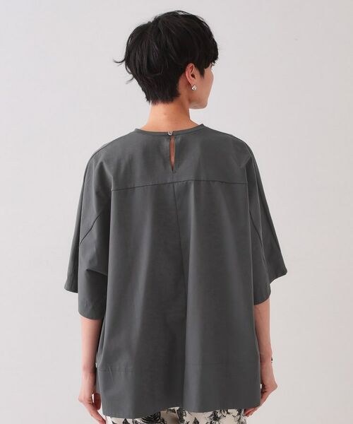 OPAQUE.CLIP / オペーク ドット クリップ カットソー | バックフハクドッキングAラインカットソー【洗濯機洗い可】 | 詳細15