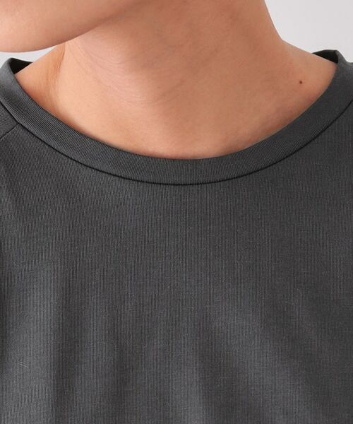 OPAQUE.CLIP / オペーク ドット クリップ カットソー | バックフハクドッキングAラインカットソー【洗濯機洗い可】 | 詳細16