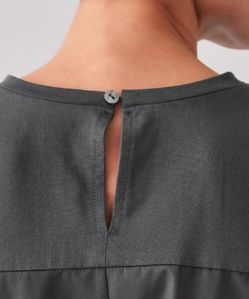 OPAQUE.CLIP / オペーク ドット クリップ カットソー | バックフハクドッキングAラインカットソー【洗濯機洗い可】 | 詳細17