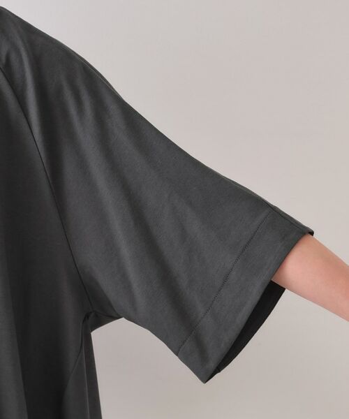 OPAQUE.CLIP / オペーク ドット クリップ カットソー | バックフハクドッキングAラインカットソー【洗濯機洗い可】 | 詳細18