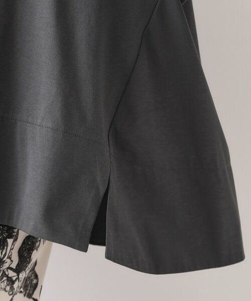 OPAQUE.CLIP / オペーク ドット クリップ カットソー | バックフハクドッキングAラインカットソー【洗濯機洗い可】 | 詳細19