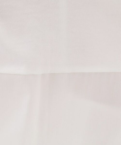 OPAQUE.CLIP / オペーク ドット クリップ カットソー | バックフハクドッキングAラインカットソー【洗濯機洗い可】 | 詳細4