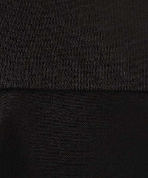 OPAQUE.CLIP / オペーク ドット クリップ カットソー | バックフハクドッキングAラインカットソー【洗濯機洗い可】 | 詳細8