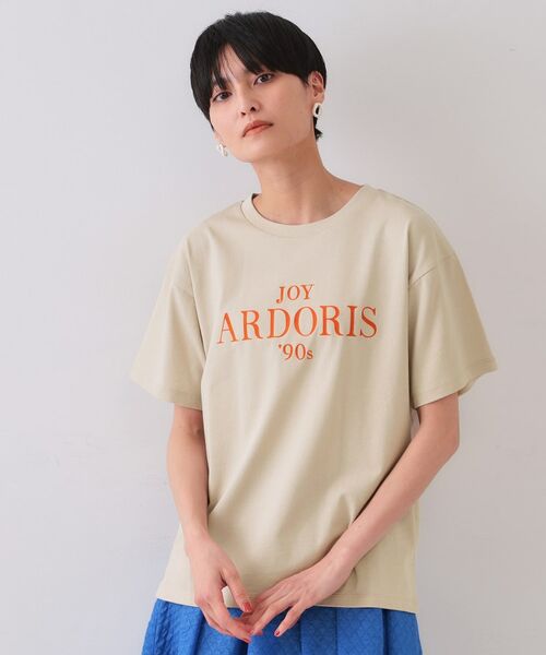OPAQUE. CLIP/オペーク ドット クリップ フロッキーロゴTシャツ【洗濯機洗い可】 ライトベージュ(051) 42(LL) OPAQUE. CLIP/オペーク ドット クリップ フロッキーロゴTシャツ【洗濯機洗い可】 ライトベージュ(051) 42(LL)