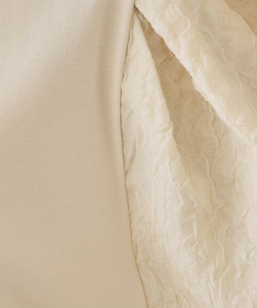 OPAQUE.CLIP / オペーク ドット クリップ カットソー | ふくれドッキングスリーブトップス【洗濯機洗い可】 | 詳細12