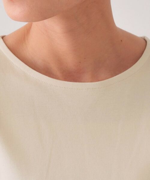 OPAQUE.CLIP / オペーク ドット クリップ カットソー | ふくれドッキングスリーブトップス【洗濯機洗い可】 | 詳細16