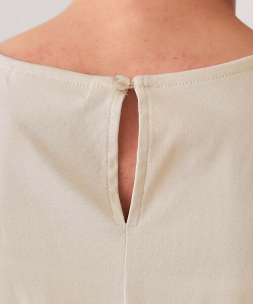 OPAQUE.CLIP / オペーク ドット クリップ カットソー | ふくれドッキングスリーブトップス【洗濯機洗い可】 | 詳細17