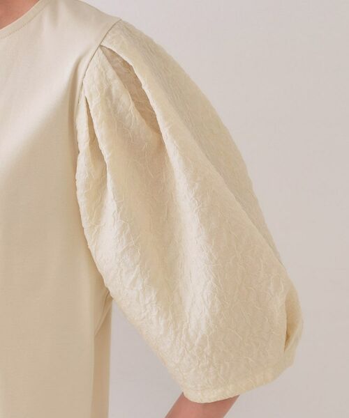 OPAQUE.CLIP / オペーク ドット クリップ カットソー | ふくれドッキングスリーブトップス【洗濯機洗い可】 | 詳細18