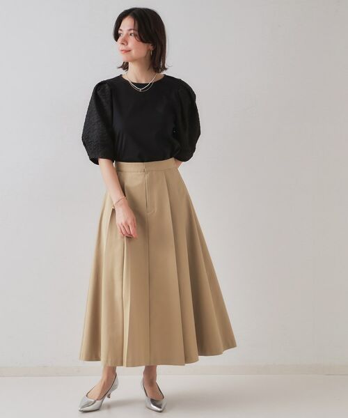 OPAQUE.CLIP / オペーク ドット クリップ カットソー | ふくれドッキングスリーブトップス【洗濯機洗い可】 | 詳細6