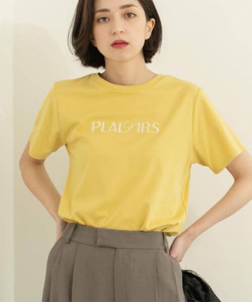 OPAQUE.CLIP / オペーク ドット クリップ Tシャツ | 刺繍&スパンコールロゴTシャツ【洗濯機洗い可】 | 詳細10