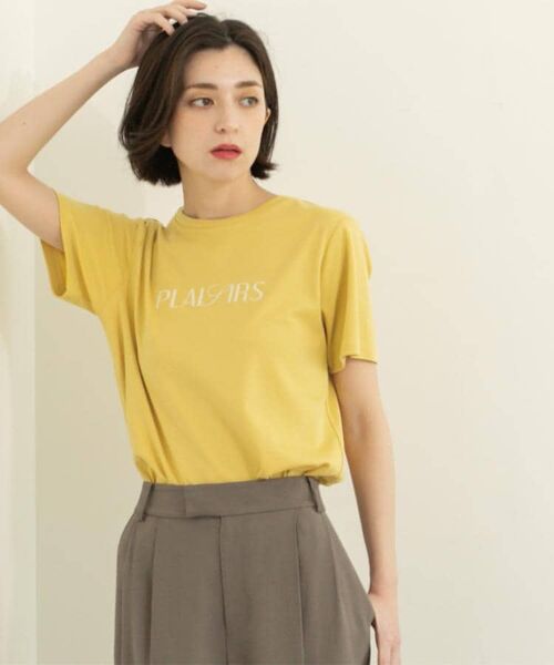 OPAQUE.CLIP / オペーク ドット クリップ Tシャツ | 刺繍&スパンコールロゴTシャツ【洗濯機洗い可】 | 詳細11