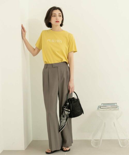 OPAQUE.CLIP / オペーク ドット クリップ Tシャツ | 刺繍&スパンコールロゴTシャツ【洗濯機洗い可】 | 詳細15