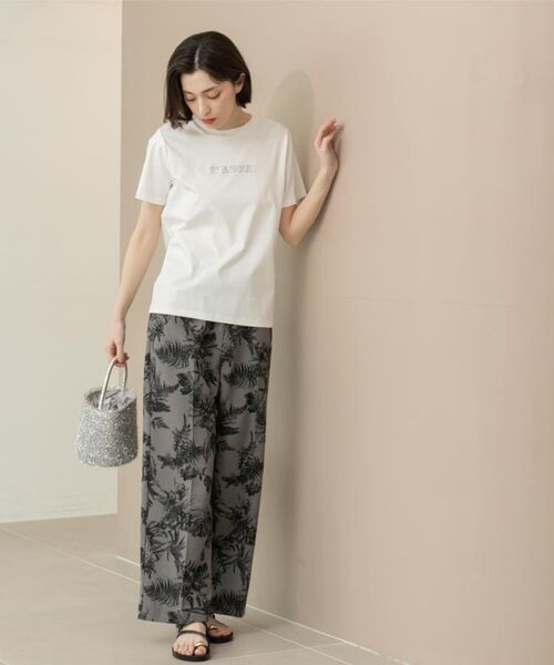 OPAQUE.CLIP / オペーク ドット クリップ Tシャツ | 刺繍&スパンコールロゴTシャツ【洗濯機洗い可】 | 詳細24