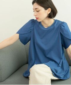 OPAQUE.CLIP / オペーク ドット クリップ カットソー | チューリップスリーブドッキングカットソー【洗濯機洗い可/接触冷感】