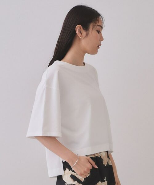 OPAQUE.CLIP / オペーク ドット クリップ Tシャツ | ボートネックショートTシャツ【洗濯機洗い可】 | 詳細26