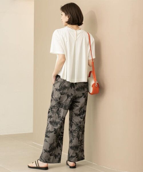 OPAQUE.CLIP / オペーク ドット クリップ Tシャツ | バックフレアショートTシャツ【洗濯機洗い可】 | 詳細10