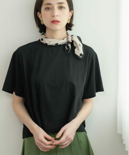 OPAQUE.CLIP / オペーク ドット クリップ Tシャツ | バックフレアショートTシャツ【洗濯機洗い可】 | 詳細17