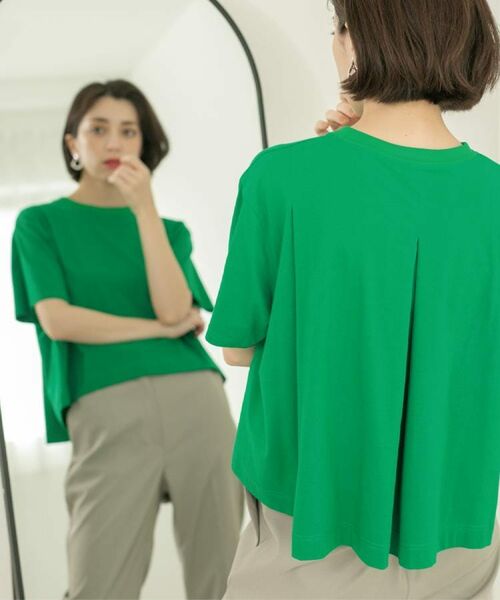 OPAQUE.CLIP / オペーク ドット クリップ Tシャツ | バックフレアショートTシャツ【洗濯機洗い可】 | 詳細24