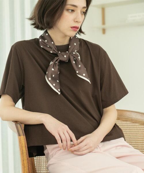 OPAQUE.CLIP / オペーク ドット クリップ Tシャツ | バックフレアショートTシャツ【洗濯機洗い可】 | 詳細28