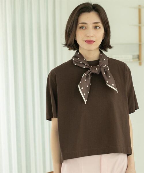 OPAQUE.CLIP / オペーク ドット クリップ Tシャツ | バックフレアショートTシャツ【洗濯機洗い可】 | 詳細29