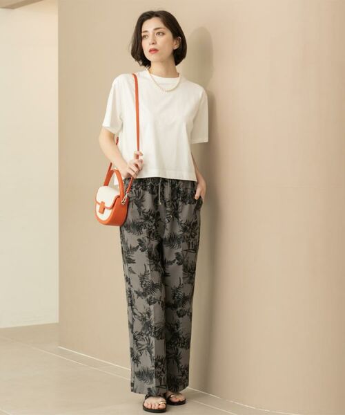 OPAQUE.CLIP / オペーク ドット クリップ Tシャツ | バックフレアショートTシャツ【洗濯機洗い可】 | 詳細8