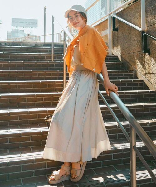 OPAQUE.CLIP / オペーク ドット クリップ カーディガン・ボレロ | ワイドVネックニットカーディガン【洗濯機洗い可】 | 詳細1