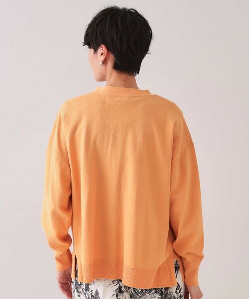 OPAQUE.CLIP / オペーク ドット クリップ カーディガン・ボレロ | ワイドVネックニットカーディガン【洗濯機洗い可】 | 詳細16