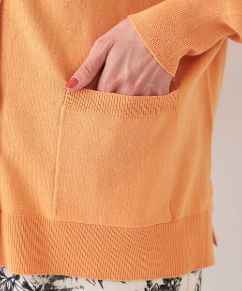 OPAQUE.CLIP / オペーク ドット クリップ カーディガン・ボレロ | ワイドVネックニットカーディガン【洗濯機洗い可】 | 詳細19