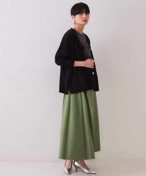 OPAQUE.CLIP / オペーク ドット クリップ カーディガン・ボレロ | ワイドVネックニットカーディガン【洗濯機洗い可】 | 詳細8