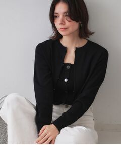 OPAQUE.CLIP / オペーク ドット クリップ その他トップス | 《美人百花掲載》ショートカーディガン×リブキャミソール【洗濯機洗い可/抗ピル】