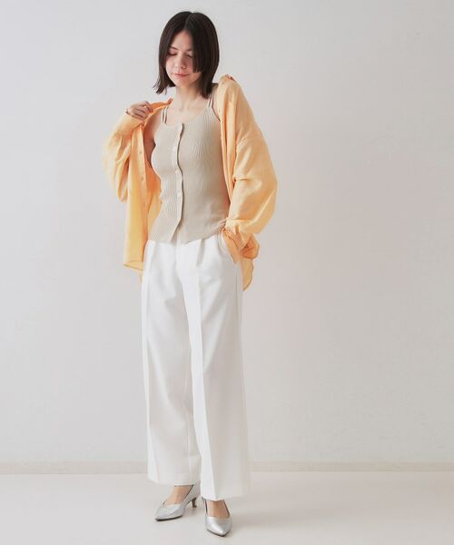 OPAQUE.CLIP / オペーク ドット クリップ その他トップス | 《美人百花掲載》ショートカーディガン×リブキャミソール【洗濯機洗い可/抗ピル】 | 詳細14