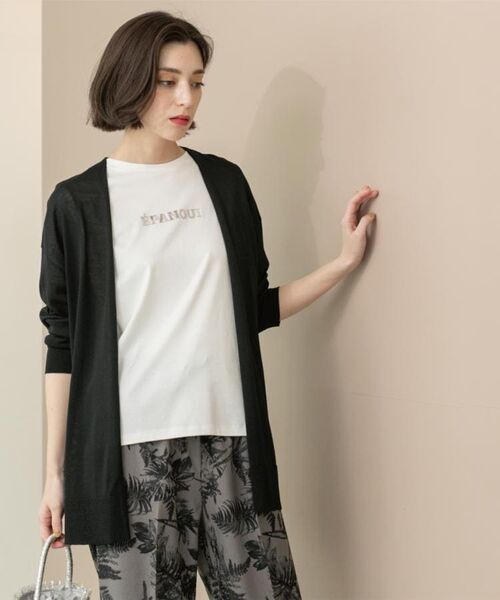 OPAQUE.CLIP / オペーク ドット クリップ カーディガン・ボレロ | ミドル丈ニットカーディガン【抗ピル/洗濯機洗い可/接触冷感】 | 詳細11