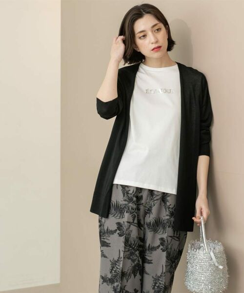 OPAQUE.CLIP / オペーク ドット クリップ カーディガン・ボレロ | ミドル丈ニットカーディガン【抗ピル/洗濯機洗い可/接触冷感】 | 詳細14