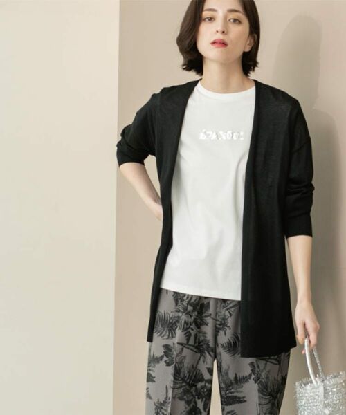 OPAQUE.CLIP / オペーク ドット クリップ カーディガン・ボレロ | ミドル丈ニットカーディガン【抗ピル/洗濯機洗い可/接触冷感】 | 詳細15