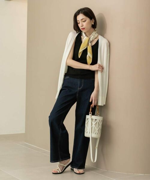 OPAQUE.CLIP / オペーク ドット クリップ カーディガン・ボレロ | ミドル丈ニットカーディガン【抗ピル/洗濯機洗い可/接触冷感】 | 詳細7