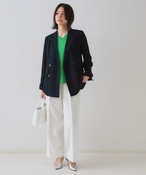 OPAQUE.CLIP / オペーク ドット クリップ テーラードジャケット | ダブルブレストジャケット【洗える】 | 詳細6