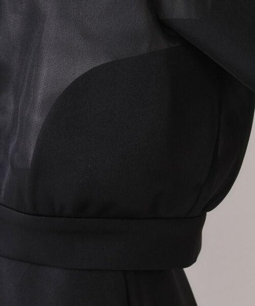 OPAQUE.CLIP / オペーク ドット クリップ レザーブルゾン・ジャケット | スポンディッシュシアーノーカラーブルゾン【洗濯機洗い可】 | 詳細15