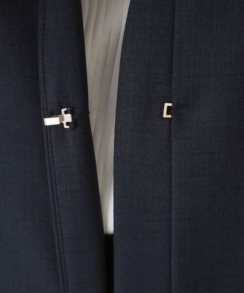 OPAQUE.CLIP / オペーク ドット クリップ ノーカラージャケット | ストレッチリネンライクVネックジャケット/セットアップ対応【洗濯機洗い可/防シワ】 | 詳細17