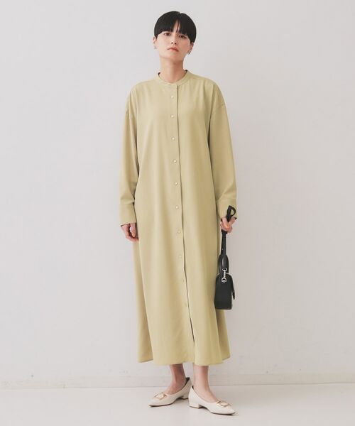 OPAQUE.CLIP / オペーク ドット クリップ ロング・マキシ丈ワンピース | 《andGIRL掲載》ビスチェセットシャツワンピース【洗濯機洗い可】 | 詳細10