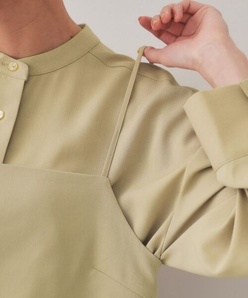 OPAQUE.CLIP / オペーク ドット クリップ ロング・マキシ丈ワンピース | 《andGIRL掲載》ビスチェセットシャツワンピース【洗濯機洗い可】 | 詳細18