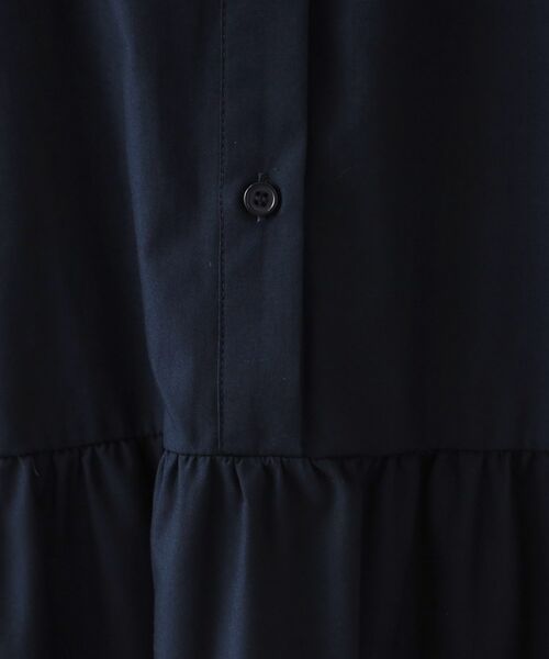 OPAQUE.CLIP / オペーク ドット クリップ ロング・マキシ丈ワンピース | 裾タックティアードシャツワンピース【洗濯機洗い可】 | 詳細4