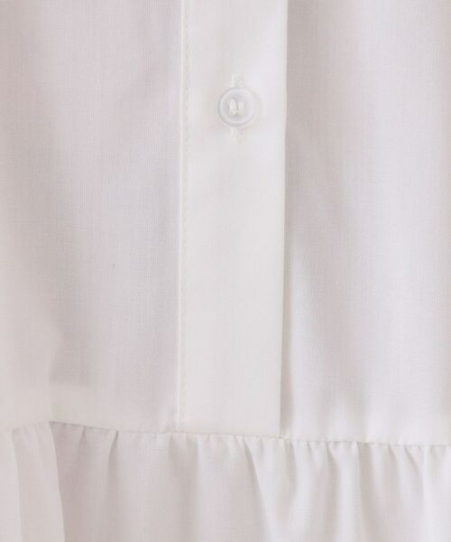 OPAQUE.CLIP / オペーク ドット クリップ ロング・マキシ丈ワンピース | 裾タックティアードシャツワンピース【洗濯機洗い可】 | 詳細8