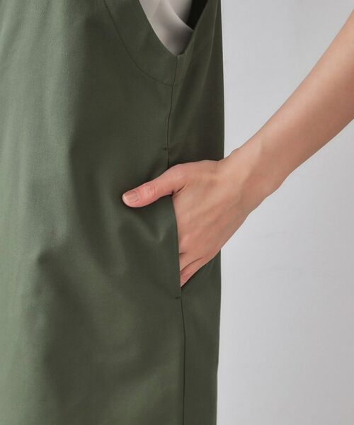 OPAQUE.CLIP / オペーク ドット クリップ ロング・マキシ丈ワンピース | フロントZIPワークジャンスカ【洗濯機洗い可】 | 詳細15