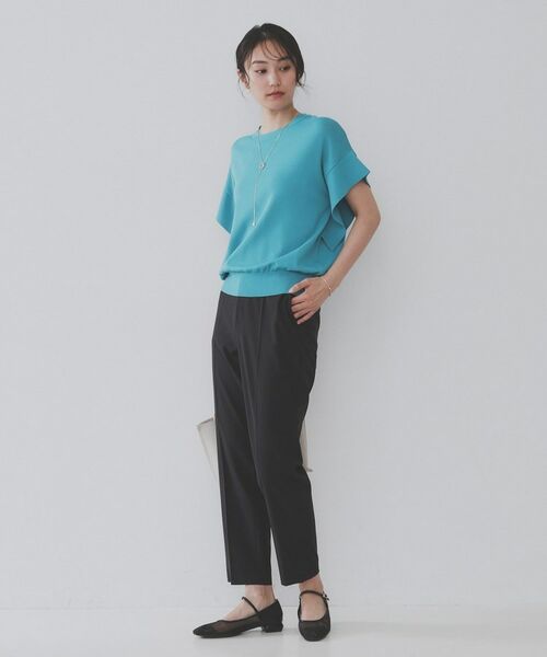 OPAQUE.CLIP / オペーク ドット クリップ パンツ | ストレッチリネンライク美脚テーパードパンツ【洗濯機洗い可/吸水速乾】 | 詳細27